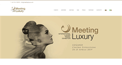 Desktop Screenshot of meetingluxury.com